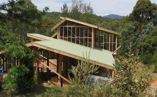 completed colorbond roof