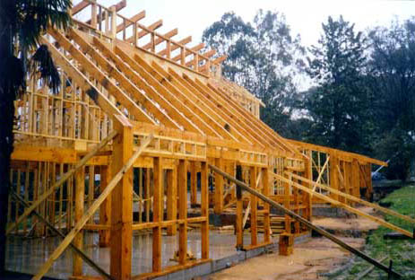 wet timber frame