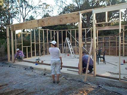 georgie with her hammer
