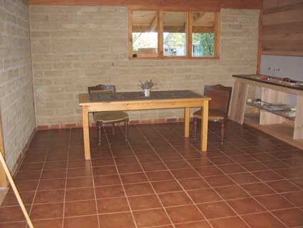 kitchen floor tiled