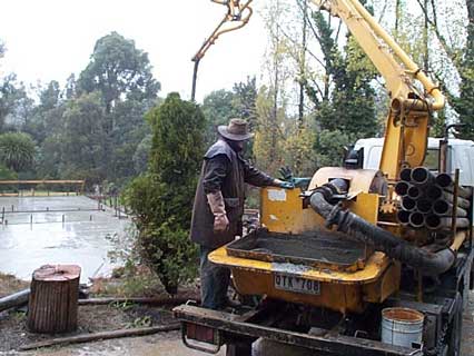 pouring slab