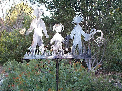 anna's metal sculpture